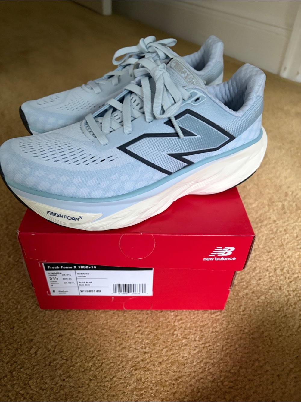 New Balance Fresh Foam X 1080v14 Blue Running Shoes